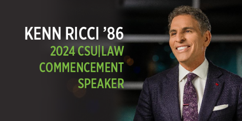 Kenn Ricci, Flexjet Chairman and CSULAW Alum and Commencement Speaker