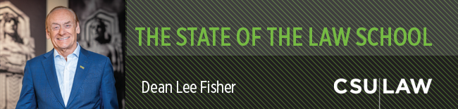 Dean Fisher's State of the Law School Address banner