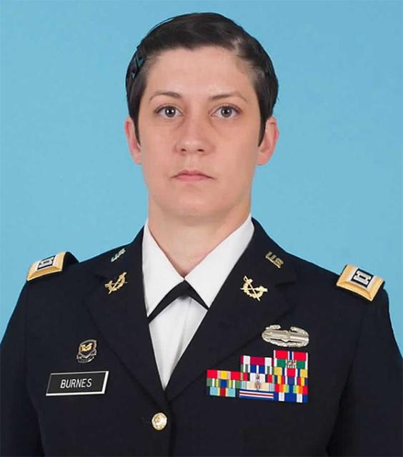 formal photo of Military JAG Officer Meaghan Burnes