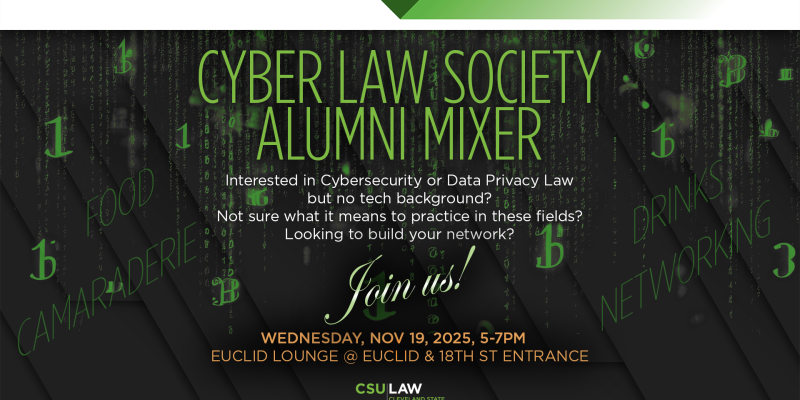 Cyber Law Society Alumni Mixer