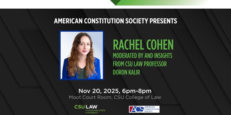 American Constitution Society Rachel Cohen
