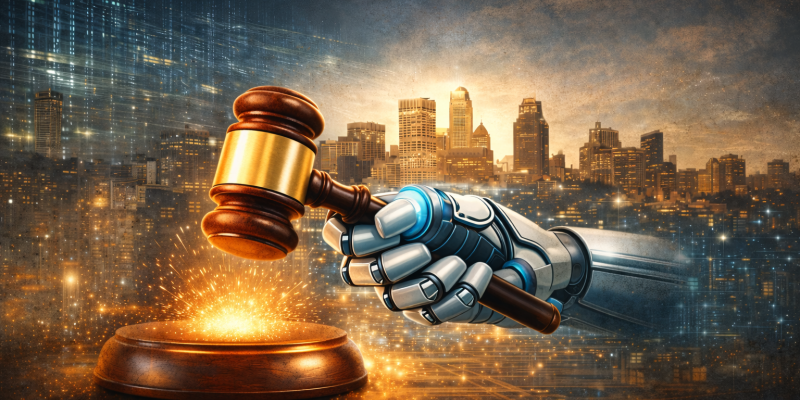 Robot Hand with Gavel