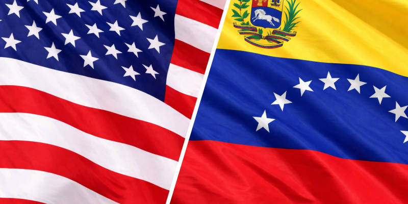 US-Venezuela Flags